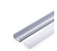 Greenice Perfíl Aluminio para Tira LED - Difusor Opal SU-A1707 x 2M