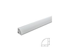 Greenice Perfíl Aluminio para Tira LED Instalación Esquinas - Difusor Opal x 2M