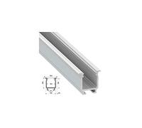 Greenice Perfíl Aluminio Tipo W 2,02M
