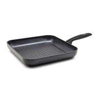 GreenPan Andorra Grill Antiadherente con Revestimiento de Cerámica, Apto para Todo Tipo de Cocinas, Inducción, Horno y Lavavajillas, 28 cm, Negro, Aluminio