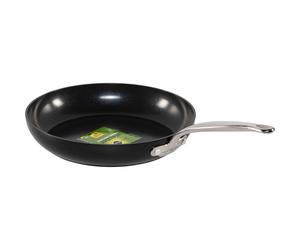 GreenPan Barcelona Juego de 3 Sartenes Negro