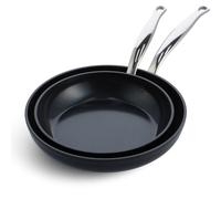 GreenPan Barcelona Pro Juego de 2 Sartenes 24+28cm Negro