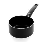GreenPan Cambridge Cacerola Abierta de Cerámica antiadherente saludable 16cm/1.5 Litros, sin PFAS, inducción, apta para lavavajillas, apta para horno, negra