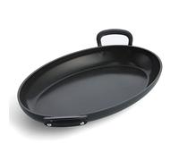 GreenPan Craft Sartén de Cerámica Saludable Antiadherente Ovalada para Pescado, 40 cm x 25 cm, Sin PFAS, Apta para Inducción, Apta para Lavavajillas, Apta para Horno, Negra