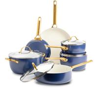 GreenPan Padova Reserve Set de 6 piezas de ollas y sartenes, Azul