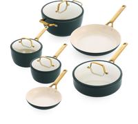 GreenPan Padova Reserve Set de cocina de 6 piezas, Verde pino