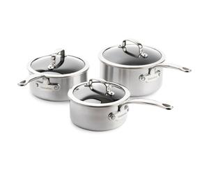 GreenPan Premiere Casserole Set 3-piece Stainless Steel