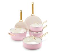 GreenPan Set de cacerola y sartén Padova 10 piezas Blush pink