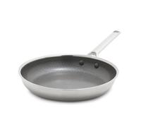 GreenPan Sartén híbrida de acero inoxidable antiadherente de 30 cm APEX Tri-Ply Thermobond sin PFAS, apta para inducción, apta para horno hasta 220 °C, apta para lavavajillas, color plateado