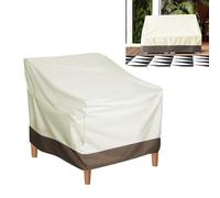 Greensen Funda para Muebles de Patio Resistente, Funda para Silla de Patio Oxford 600D, 31.5 X 33.5 X 36 Pulgadas, Impermeable para sofá Al Aire Libre con Correa para Silla de , Mecedora, Sillón