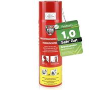 GREENSENSOR - Spray extintor de incendios premium, 500 g, reutilizable, ideal para cocina y hogar, adecuado para clases de fuego A, F