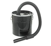 GREENSTAR - Contenedor de cenizas para aspirador de 17 L - Se entrega con malla y filtro flexible - Fácil y eficiente - Cenizas de chimeneas, barbacoas, calderas