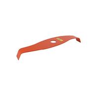 Greenstar - Cuchilla de 2 dientes de perfil curvo - Especial Zonzas - Adaptable para desbrozadora - Reducción del ruido - Corte de 280 mm, diámetro de 25,4 mm y grosor 3 mm - Calidad superior - Hoja