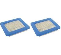 Greenstar - Filtro de aire para Briggs & Stratton/EMAK/LCT/SABO - Sustituye a Original 31749/399959/4101/491588/491588S/70413684/L66150715 - L.133 mm x L 114 mm x 25 mm (Paquete de 2)