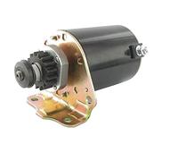 Greenstar - Motor de arranque eléctrico - Piñón de 16 dientes - Inducido de 108 mm - Para modelos monocilíndricos BRIGGS & STRATTON - Pieza original 399169, 490420, 494990, 497401, 499521, 691262,