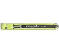 Greenworks Barra guía original ideal para motosierra (Espada de recambio adecuada para las motosierras GD40CS40 y GD40CS18 de la serie 40V de Greenworks)