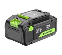 Greenworks Batería 24V de 6Ah con USB-C de Alta Potencia, Compatible con Más de 200 Herramientas Greenworks de 24 V, Garantía de 2 Años - PA600