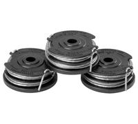 Greenworks Bobina de Hilo Doble, 1,65mm Diámetro y 4,8m del Cordón por Bobina, 3 piezas incluidas para 40V Cortabordes G40LT G40LTK2 G40LTK2x