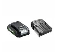 Greenworks Cargador Universal y Batería 24V 2Ah - Herramientas Eléctricas y Jardinería, Potente Iones Litio, Carga en 60min, G24B2 & Cargador G24UCC