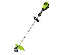 Greenworks Cortacésped inalámbrico GD60LT, Li-Ion 60V 40cm ancho corte 6000rpm 2mm diámetro de rosca control de velocidad variable modo alto / bajo eje de dos partes, no incluye batería ni cargador