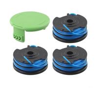 Greenworks - Cubierta de carrete para cortacésped 2900719 con cable azul de 16 pies, repuesto compatible con modelos 2101602 2101602A eficiente bobina de cuerda de corte de césped