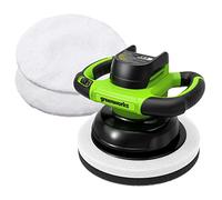 Greenworks G24BU10 Pulidora Inalámbrica, 2800 rpm, Tamaño de Cubierta de 25 cm, SIN Batería de 24V y Cargador, Garantía de 3 Años
