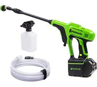Greenworks Hidrolimpiadora de mano G24PW – 24 bar, 180 L/h, manguera 6 m, sin batería 24V