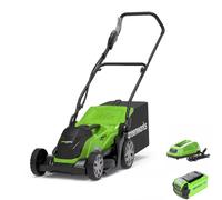 Greenworks G40LM35K2 - Cortacésped eléctrico de batería - 40V 2Ah