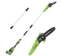 Greenworks G40PSFK2 - Podadora de batería con pértiga - Batería 40V 2Ah
