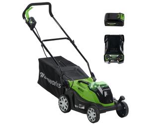 Greenworks G48LM36K2 - Cortacésped de batería - 48V/2Ah - Corte 36 cm