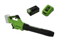 Greenworks GD40AB - Soplador axial de batería - 4 Ah 40V
