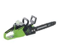 Greenworks GD40CS15 - Electosierra 40V - Espada de 35 cm - BATERÍA Y CARGADOR NO ESTÁN INCLUIDOS