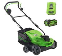 Greenworks GD40SC38II - Escarificador de batería - 40 V - 4 Ah