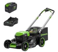 Greenworks GD48LM51SPIIK5 - Cortacésped autopropulsado de batería - 48V/5Ah - Corte 51 cm