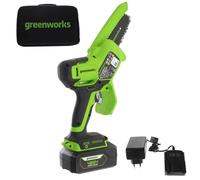 Greenworks GD48MCS10XK2 - Podadora manual de batería sin escobillas - 48V 2Ah
