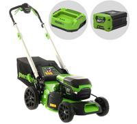 Greenworks GD60LM46SP - Cortacésped de batería autopropulsado 60V 2Ah - Corte de 46 cm