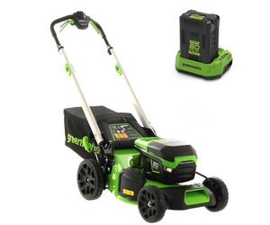 Greenworks GD60LM46SPK4 - Cortacésped autopropulsado de batería - 60V/4Ah - Corte 46 cm