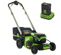Greenworks GD60LM51SPK4 - Cortacésped autopropulsado de batería - 60V/4Ah - Corte 51 cm