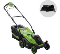 Greenworks LM3604 - Cortacésped de batería de 40 V - BATERÍAS Y CARGADOR NO ESTÁN INCLUIDOS