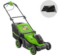 Greenworks LM4104 - Cortacésped de batería 40 V - BATERÍA Y CARGADOR NO ESTÁN INCLUIDOS