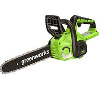 Greenworks Motosierra G40CS30II inalámbrica, 30 cm, 4,2 m/s, sin batería ni cargador (40 V)
