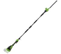 Greenworks PH40B01-01 - Cortasetos eléctrico con pértiga telescópica orientable - 40 V - BATERÍA Y CARGADOR NO ESTÁN INCLUIDOS