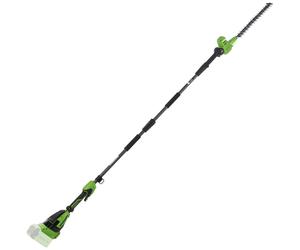 Greenworks PH40B01-01 - Cortasetos eléctrico con pértiga telescópica orientable - 40 V - BATERÍA Y CARGADOR NO ESTÁN INCLUIDOS