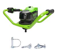Greenworks Taladro de tierra/excavador de agujeros de poste sin escobillas Pro de 80 V (equivalente a gas de 58 cc), broca de barrena y batería/cargador se venden por separado