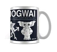 Gremlins "Mogwai diseño con Texto en inglés Taza de cerámica, Multi-Color