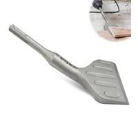 Greywolf Broca de cincel SDS Plus, cincel de 3 pulgadas, ángulo de manivela de 15°, rascador de piso de aleación de 40CrMo, eliminación de azulejos para accesorio de taladro de martillo giratorio SDS