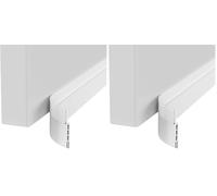 GRIFEMA GA4101 Burlete Puerta Entrada, Burlete Bajo Puerta Autoadhesivo, 100 cm Blanco (Paquete de 2)