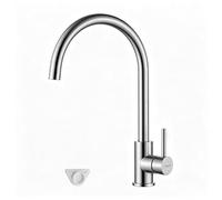 GRIFEMA Irismart G4008 Grifo de Cocina Alto con Caño Giratorio, Mezclador de Fregadero, Cold Start, Ahorro de Energía, Acero Inoxidable [Exclusivo en Amazon]