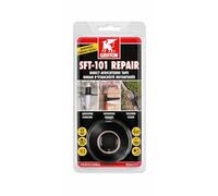 GRIFFON Cinta de reparación universal autofusionante ST101 para rodillos de 25 mm x 3 mm, color negro