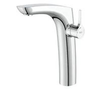 Grifo alto con monomando para lavabo con acabado cromado Insignia Roca